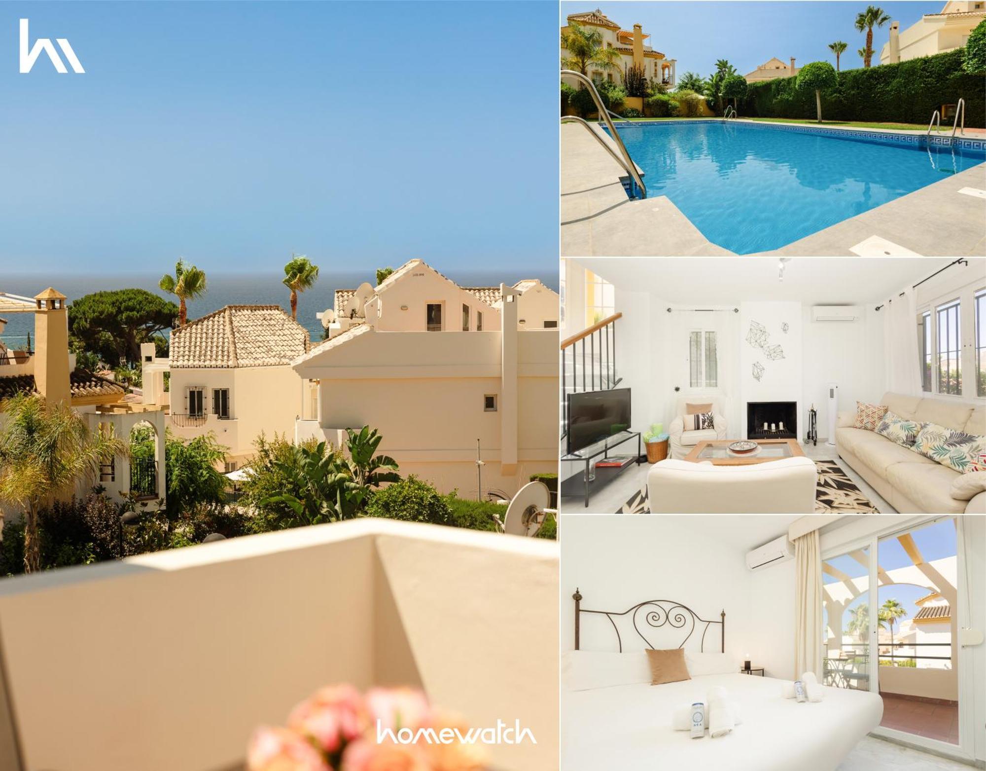 Beautiful Townhouse Walking Distance To The Beach In Costabella, Marbella Villa Exterior photo